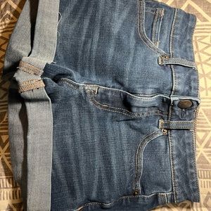 aeropostale dark jean shorts.